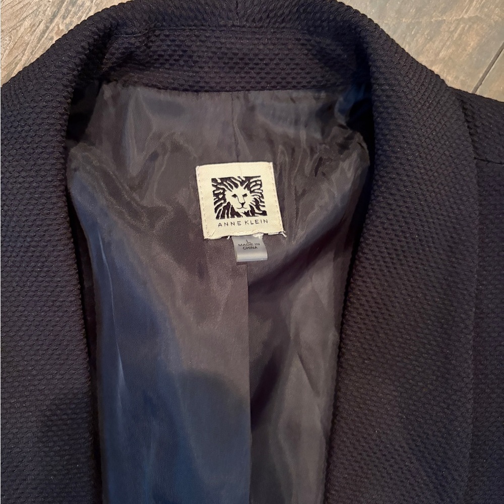 Anne Klein Classic Black Blazer - Picture 3 of 4